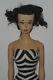 Vintage 1960s Mattel Barbie Black Hair #3 Ponytail Doll Original Swimsuit Hb54