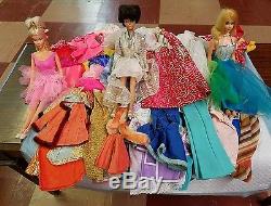 Vintage 1960s barbie doll collection