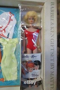 Vintage 1962 Barbie Ken Gift Set Tennis Outifts NMIB NRFB