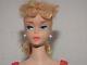 Vintage 1962 Blonde Ponytail Barbie Doll Nm Watermelon Lips Barbie Only Body #6