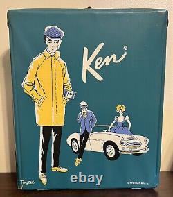 Vintage 1962 Ken Doll With Carrying Case And Ken Accessories