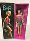 Vintage 1964 Brunette American Girl Barbie W Wrist Tag, Original Box, Stand