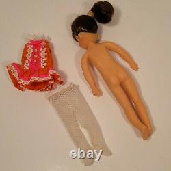 Vintage 1965 Pretty Pairs Tutti Friend Angie Doll Dress Tights Mattel Barbie