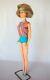 Vintage 1966 Barbie American Girl Doll Side Part Plenty Of Ash Blonde Swimwear