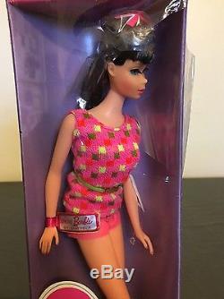 Vintage 1966 Barbie TwistN Turn Barbie Doll Dark Brown Hair NIB Mattel No. 1160