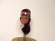 Vintage 1966 Mattel #1 Aa Black Francie Barbie Doll Head Mint With Cello Vhtf