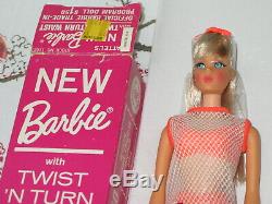 Vintage 1966 Twist'N Turn Barbie Original Trade-In Program Box Ash Blonde New