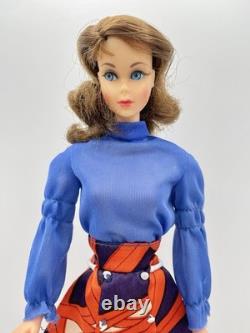 Vintage 1969 Brunette Marlo Flip Barbie Doll Lashes 1975 All American Girl #39