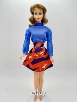 Vintage 1969 Brunette Marlo Flip Barbie Doll Lashes 1975 All American Girl #39