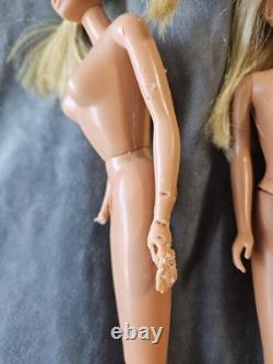 Vintage 1970s Sun Set Malibu Barbie Francie PJ Stacey Steffie Molds Doll TLC Lot