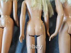 Vintage 1970s Sun Set Malibu Barbie Francie PJ Stacey Steffie Molds Doll TLC Lot