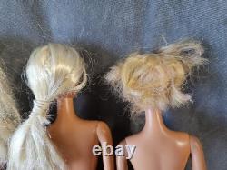 Vintage 1970s Sun Set Malibu Barbie Francie PJ Stacey Steffie Molds Doll TLC Lot
