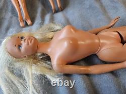 Vintage 1970s Sun Set Malibu Barbie Francie PJ Stacey Steffie Molds Doll TLC Lot