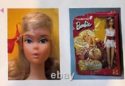 Vintage 1974 Mattel Free Moving Barbie Blonde Model #7270 Original Clothes