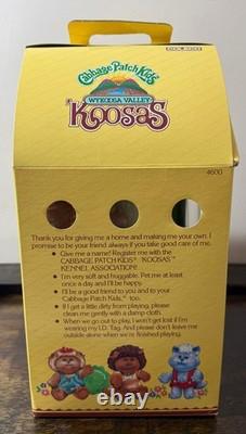 Vintage 1983 Cabbage Patch Kids Koosas Lion 15 NIB Sealed Factory Tape