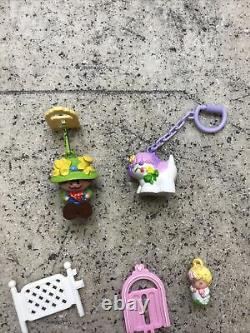 Vintage 1983 Hasbro Charmkins Lot Accessories Figures Carry Case Fast Ship