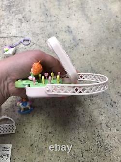 Vintage 1983 Hasbro Charmkins Lot Accessories Figures Carry Case Fast Ship