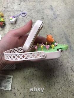 Vintage 1983 Hasbro Charmkins Lot Accessories Figures Carry Case Fast Ship
