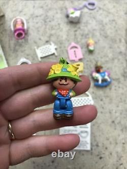 Vintage 1983 Hasbro Charmkins Lot Accessories Figures Carry Case Fast Ship