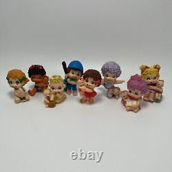 Vintage 1984 Hallmark HUGGA BUNCH Lot Set 8 Impkins Merry Mini Miniature Figures