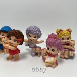 Vintage 1984 Hallmark HUGGA BUNCH Lot Set 8 Impkins Merry Mini Miniature Figures