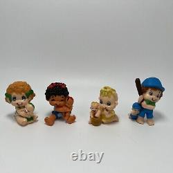 Vintage 1984 Hallmark HUGGA BUNCH Lot Set 8 Impkins Merry Mini Miniature Figures