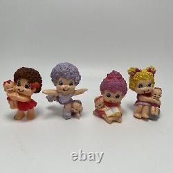 Vintage 1984 Hallmark HUGGA BUNCH Lot Set 8 Impkins Merry Mini Miniature Figures