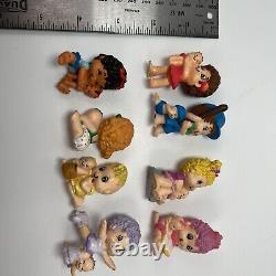 Vintage 1984 Hallmark HUGGA BUNCH Lot Set 8 Impkins Merry Mini Miniature Figures