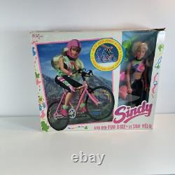 Vintage 1990 SINDY & Her Mountain BIKE doll W Box Cycling Biking MTB 90s Rare