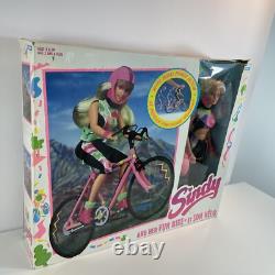 Vintage 1990 SINDY & Her Mountain BIKE doll W Box Cycling Biking MTB 90s Rare