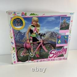 Vintage 1990 SINDY & Her Mountain BIKE doll W Box Cycling Biking MTB 90s Rare