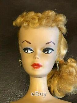 Vintage #1 1959 Blonde Barbie With Originals