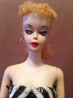 Vintage #1 Blonde Ponytail Barbie Doll