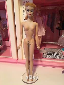 Vintage #1 Blonde Ponytail Barbie Doll
