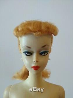 Vintage #2 barbie number two ponytail blond TM body box booklet rare htf