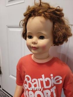 Vintage 35 Ideal Patti Playpal Doll 1960s Blue Eyes, Strawberry Blond Hair