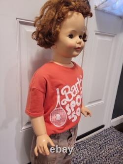 Vintage 35 Ideal Patti Playpal Doll 1960s Blue Eyes, Strawberry Blond Hair