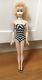 Vintage #3 Blonde Ponytail Barbie Doll Tm In Original Swimsuit