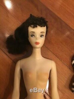 Vintage #3 Barbie Doll Brunette Ponytail Swimsuit