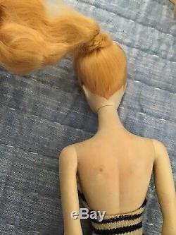 Vintage #3 Blonde Ponytail Barbie Fading Body Creamy Light Color Smells Crayons