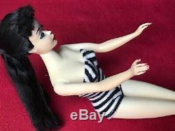 Vintage #3 Brunette Ponytail Barbie Doll / Mattel