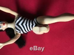 Vintage #3 Brunette Ponytail Barbie Doll / Mattel