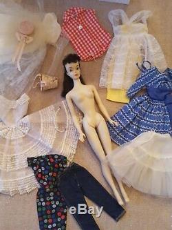 Vintage #3 Brunette Ponytail Barbie Doll with clothes