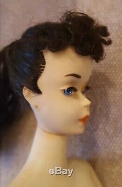 Vintage #3 Brunette Ponytail Barbie Doll with clothes