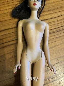 Vintage #3 Ponytail Barbie Brunette Brown Eyeliner Long Ponytail All Original