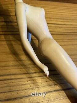 Vintage #3 Ponytail Barbie Brunette Brown Eyeliner Long Ponytail All Original