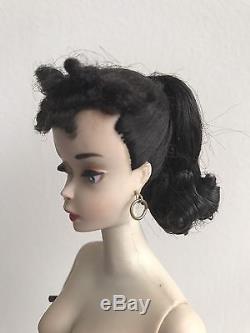 Vintage #3 Ponytail Barbie Brunette Ivory 1958