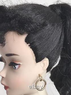 Vintage #3 Ponytail Barbie Brunette Ivory 1958