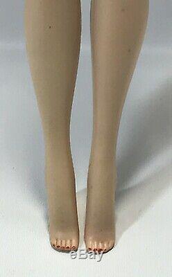 Vintage #3 Ponytail Barbie Doll Mattel Blond Poodle Bangs Nipple Solid Body