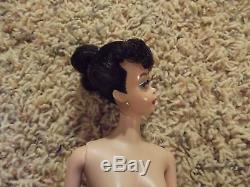 Vintage #3 Ponytail Barbie Doll T. M. 1960 With Clothes accessories And Case